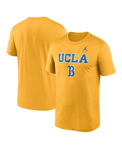 Jordan Men's Gold Ucla Bruins Lockup Legend Performance T-Shirt