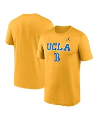 Jordan Men's Gold Ucla Bruins Lockup Legend Performance T-Shirt
