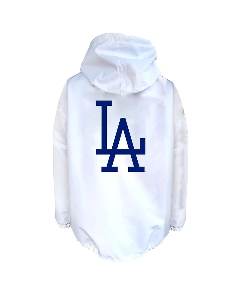 Mitchell & Ness Men's White Los Angeles Dodgers Big Tall Full-Snap Hooded Jacket