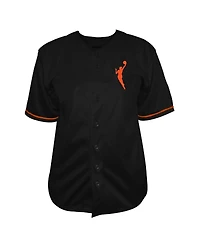 Fanatics Men's Black Wnba Big & Tall Full-Button Fashion Jersey