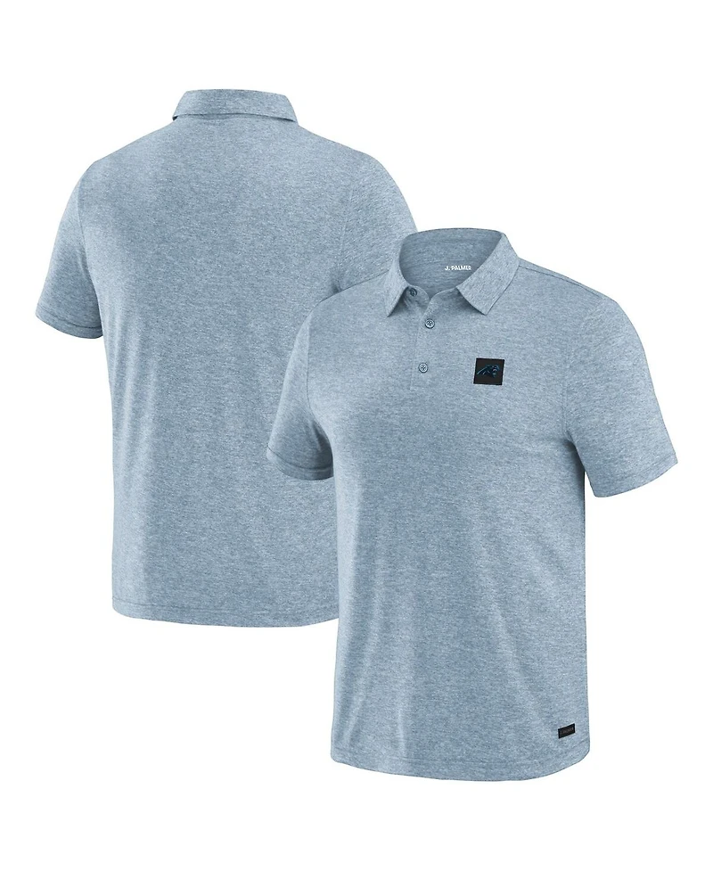 J. Palmer Men's Blue Carolina Panthers Four Down Polo Shirt