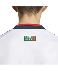 Adidas Big Boys and Girls White Mexico National Team 2026 Away Replica Long Sleeve Jersey