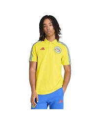 Adidas Men's Yellow Club America Alphaskin Polo Shirt