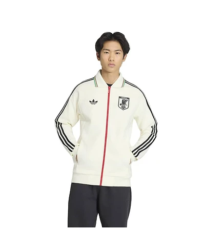 Adidas Men's White Japan National Team 2026 Away Full-Zip Anthem Jacket