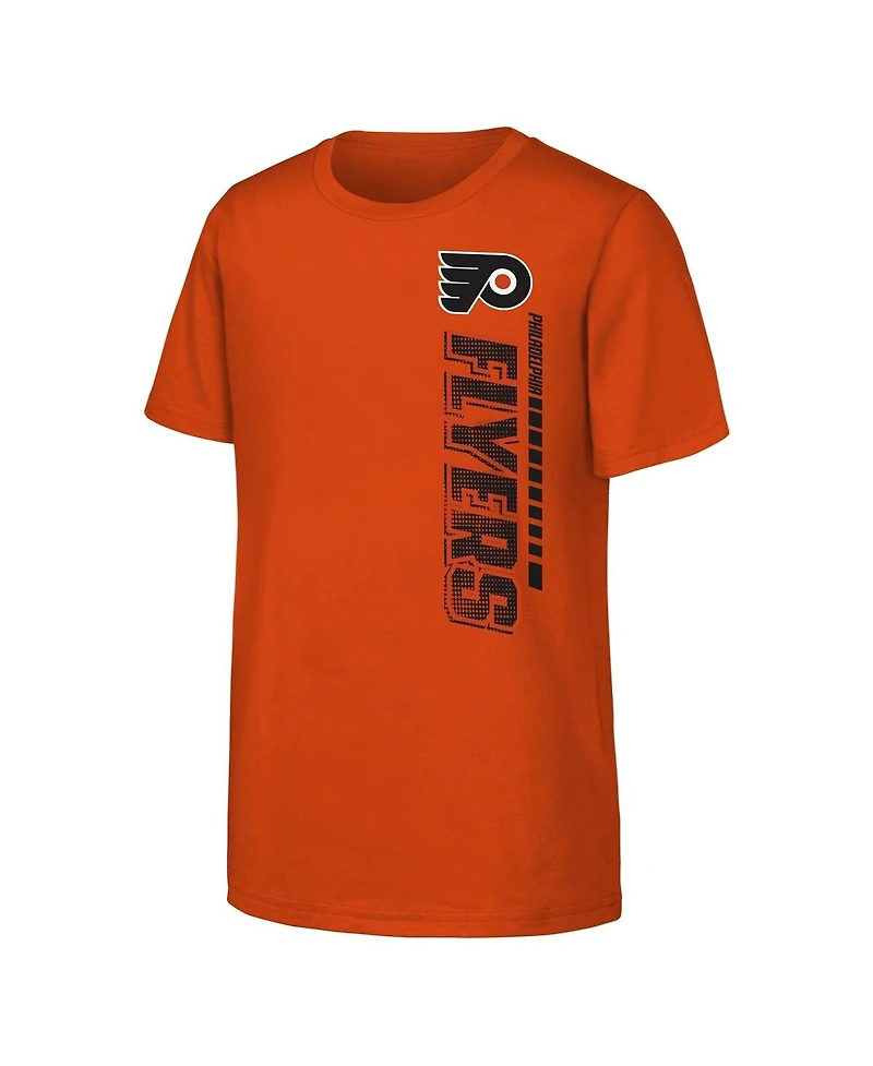 Outerstuff Big Boys and Girls Orange Philadelphia Flyers Atmosphere T-Shirt