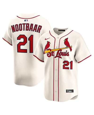 Nike Men's Lars Nootbaar Cream St. Louis Cardinals Alternate 2 Limited Jersey