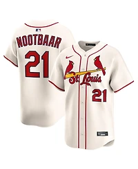 Nike Men's Lars Nootbaar Cream St. Louis Cardinals Alternate 2 Limited Jersey