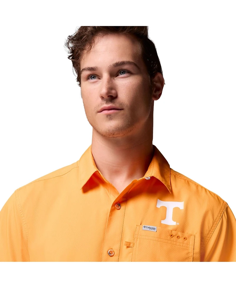 Columbia Men's Tennessee Orange Volunteers Slack Tide Camp Button-Up Shirt