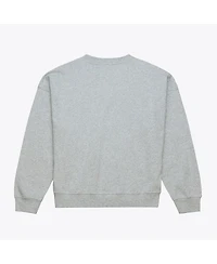 Mitchell & Ness Women's Heather Gray Anaheim Ducks Hockey Night Sweatshirt