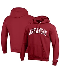 Champion Men's Cardinal Arkansas Razorbacks Basic Arch Fleece Pullover Hoodie