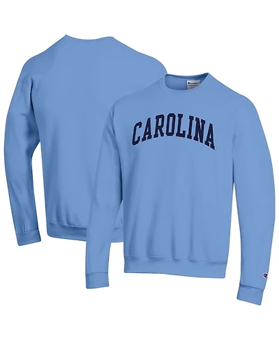 Champion Men's Carolina Blue North Tar Heels Basic Arch Fleece Pullover Sweatshirt