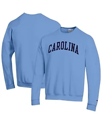 Champion Men's Carolina Blue North Tar Heels Basic Arch Fleece Pullover Sweatshirt