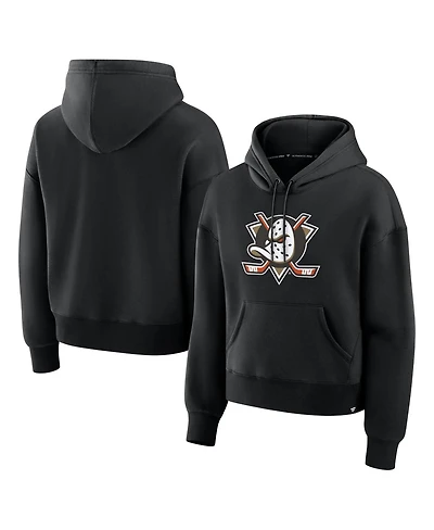 Fanatics Women's Black Anaheim Ducks Essential Hoodie