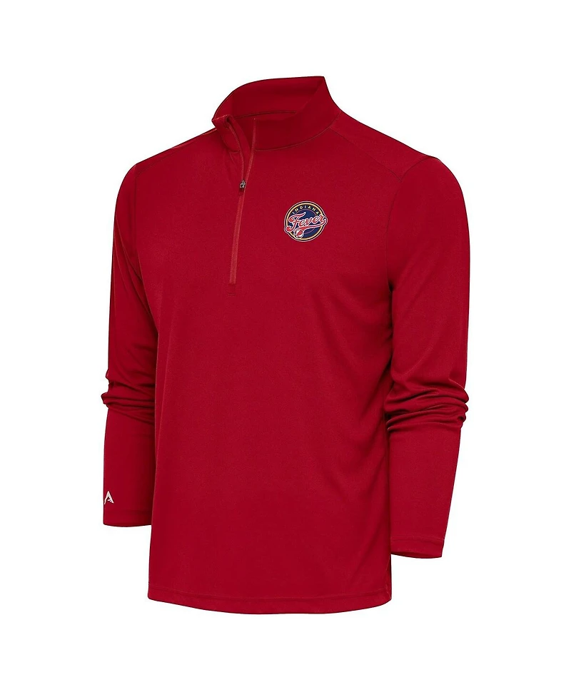Antigua Men's Red Indiana Fever Tribute Quarter-Zip Sweatshirt
