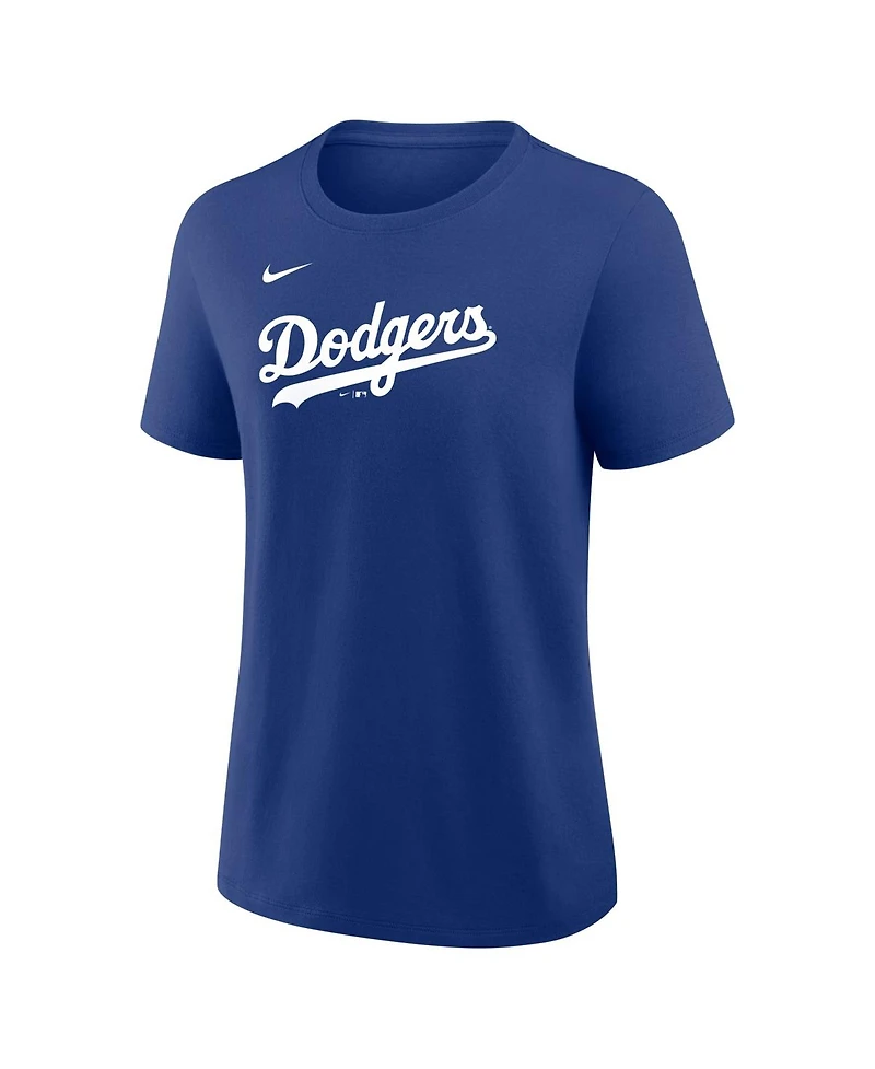 Nike Women's Freddie Freeman Royal Los Angeles Dodgers Name and Number T-Shirt