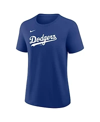 Nike Women's Freddie Freeman Royal Los Angeles Dodgers Name and Number T-Shirt