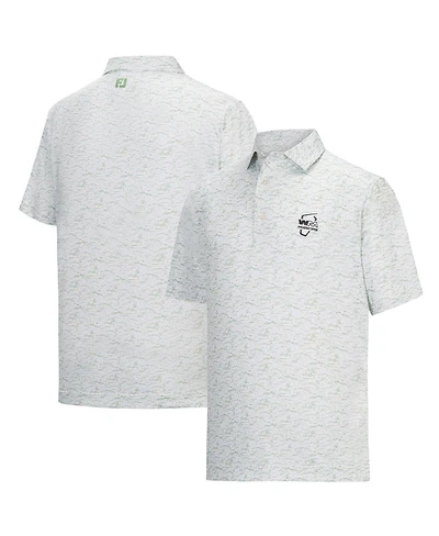 FootJoy Men's White Wm Phoenix Open ProDry All Over Print Polo Shirt