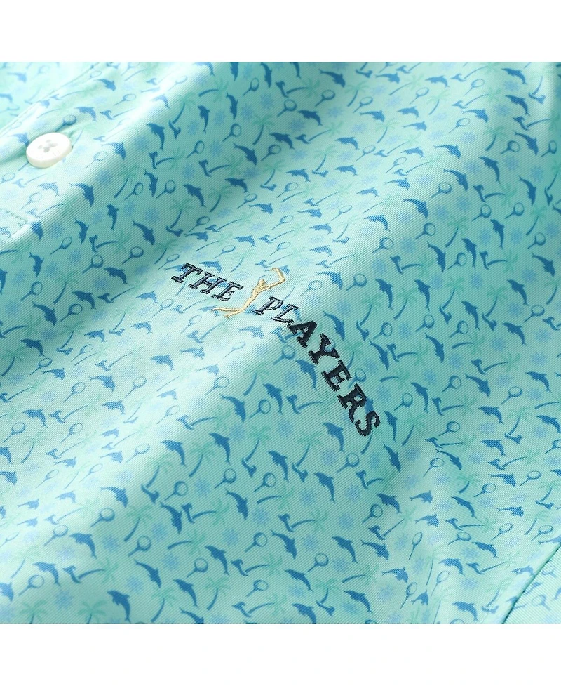 FootJoy Men's Mint The Players All Over Print ProDry Polo Shirt