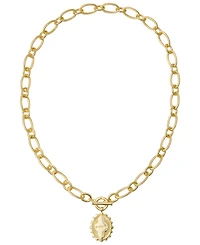 Kendra Scott Mama 14k Gold-Plated Link & Chain Pendant Necklace