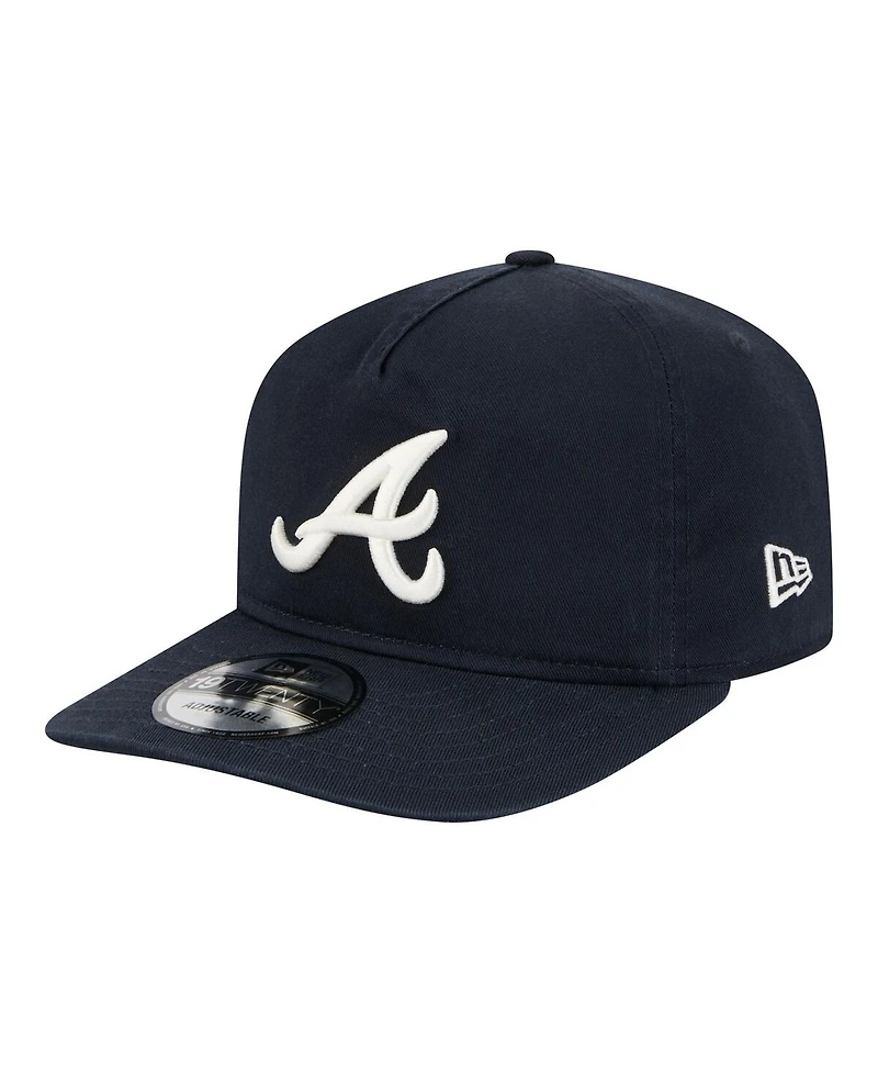 New Era Men's Navy Atlanta Braves Championship 19TWENTY Adjustable Hat