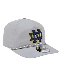 New Era Men's Gray Notre Dame Fighting Irish 19TWENTY Adjustable Hat