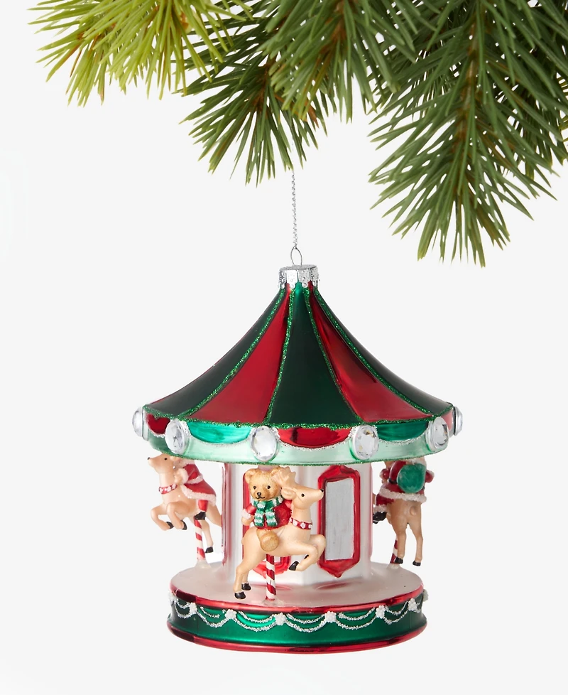 Holiday Lane Christmas Cheer Merry-Go-Round Ornament, Macy's Exclusive