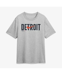Nike Men's Heather Gray Detroit Tigers Swoosh Legend Dri-fit T-Shirt
