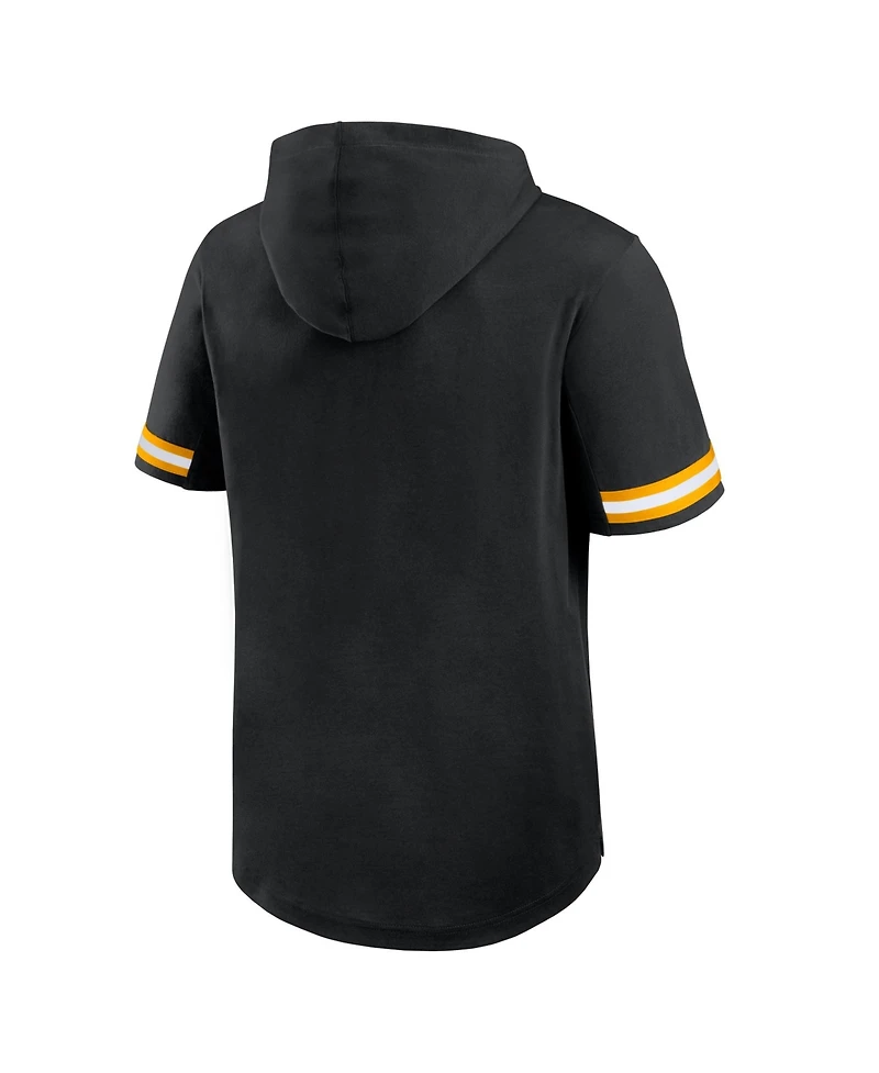 Fanatics Men's Black Pittsburgh Pirates Optimal Play Hooded T-Shirt