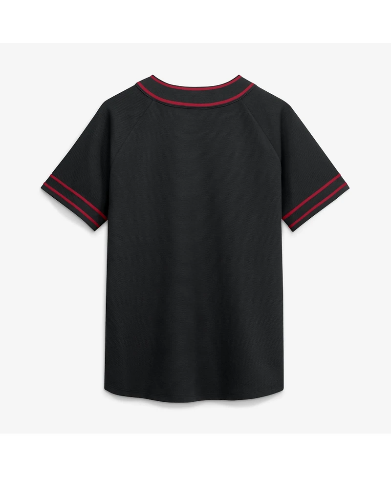 Fanatics Women's Black Arizona Diamondbacks Diva Race Ahead Raglan V-Neck T-Shirt