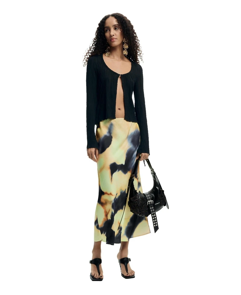 Desigual Women's Printed Midi Skirt