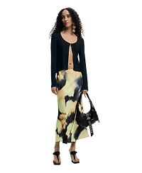 Desigual Women's Printed Midi Skirt