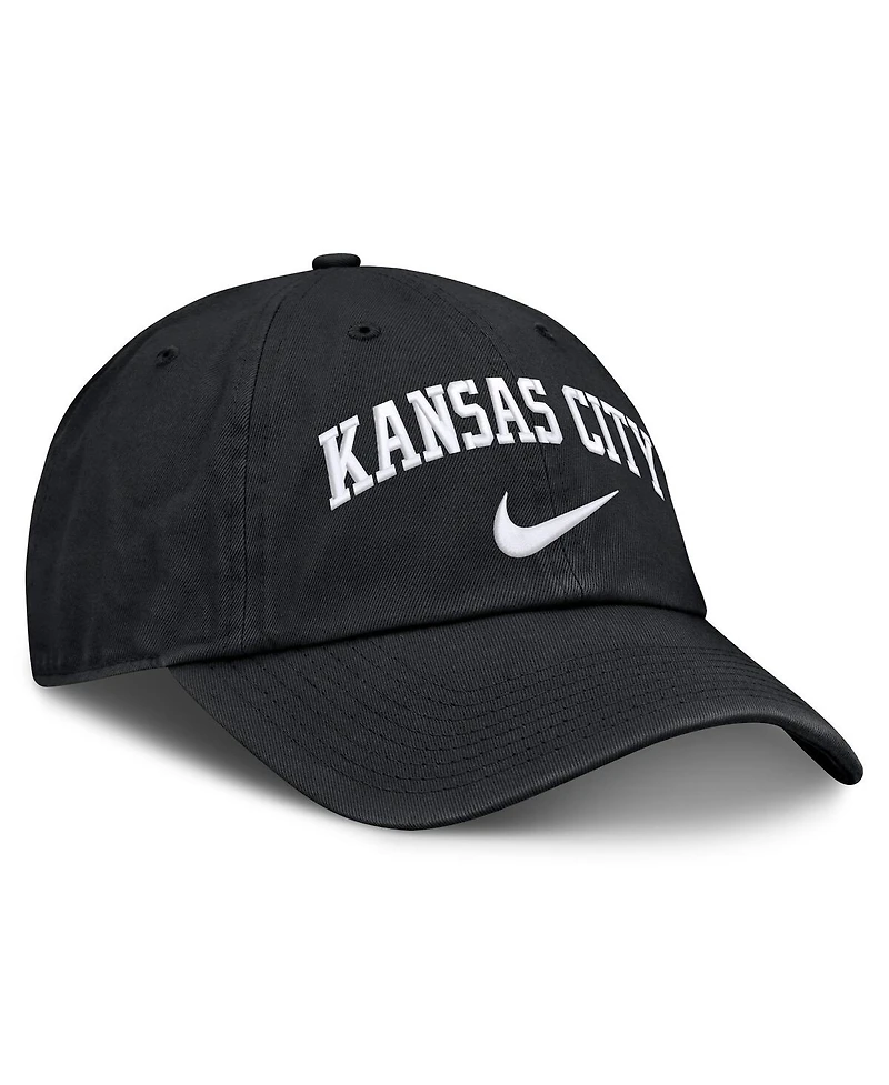 Nike Men's Black Kansas City Royals Primetime Club Adjustable Hat