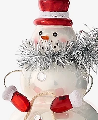 Holiday Lane Christmas Cheer Snowman Ornament, Macy's Exclusive