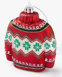 Holiday Lane Christmas Cheer Sweater Ornament, Macy's Exclusive