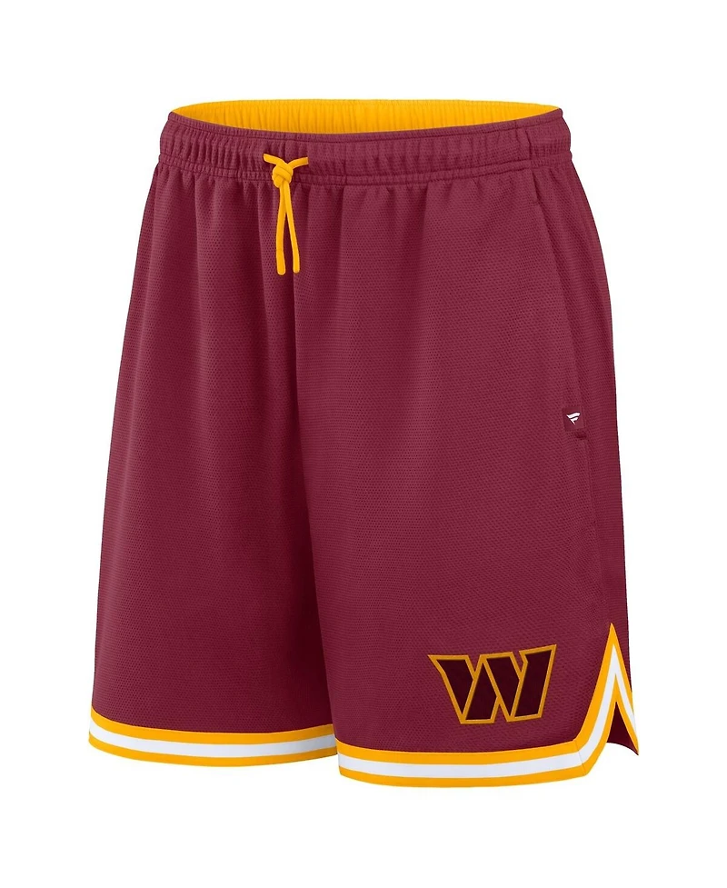 Fanatics Men's Burgundy Washington Commanders Fearless Drive Shorts