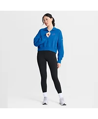 Nike Women's Blue Detroit Lions Phoenix Fleece Quarter-Zip Sweatshirt