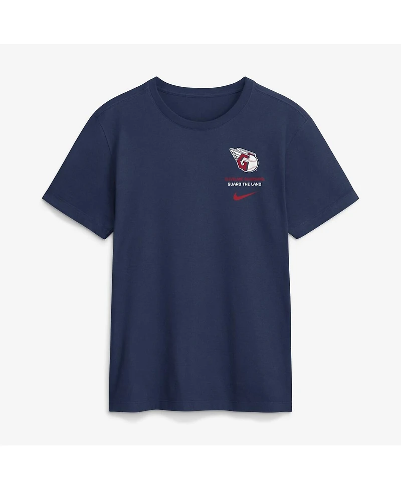 Nike Men's Navy Cleveland Guardians Primetime 2-Hit T-Shirt
