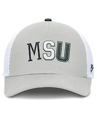 Nike Men's and Women's Gray Michigan State Spartans 2026 Basketball Refresh 5-Panel Rise Trucker Hat