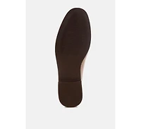 London Rag Women's Fhalko Penny Strap Low Block Heel Loafers