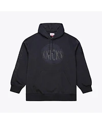 Mitchell & Ness Men's Black New York Knicks Phantom Fleece Hoodie