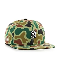 '47 Brand Men's Camo New York Yankees Elevated Greens Captain Adjustable Hat
