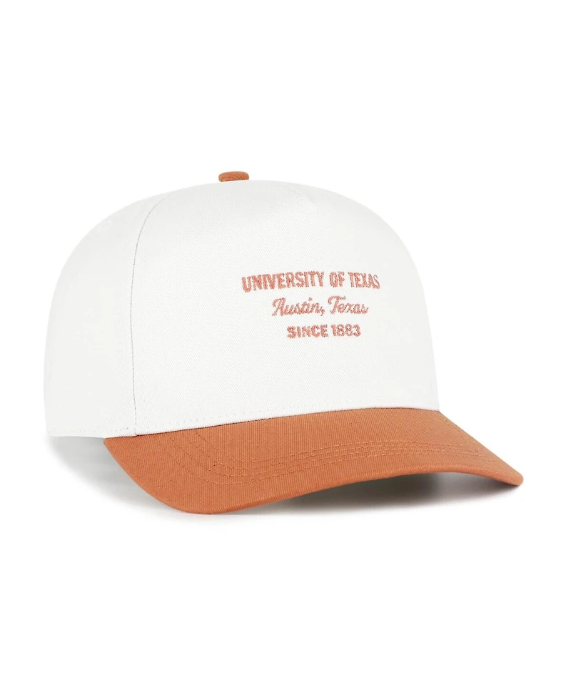 '47 Brand Men's White Texas Longhorns Contemporary Basics Two-Tone Hitch Adjustable Hat