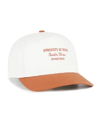 '47 Brand Men's White Texas Longhorns Contemporary Basics Two-Tone Hitch Adjustable Hat