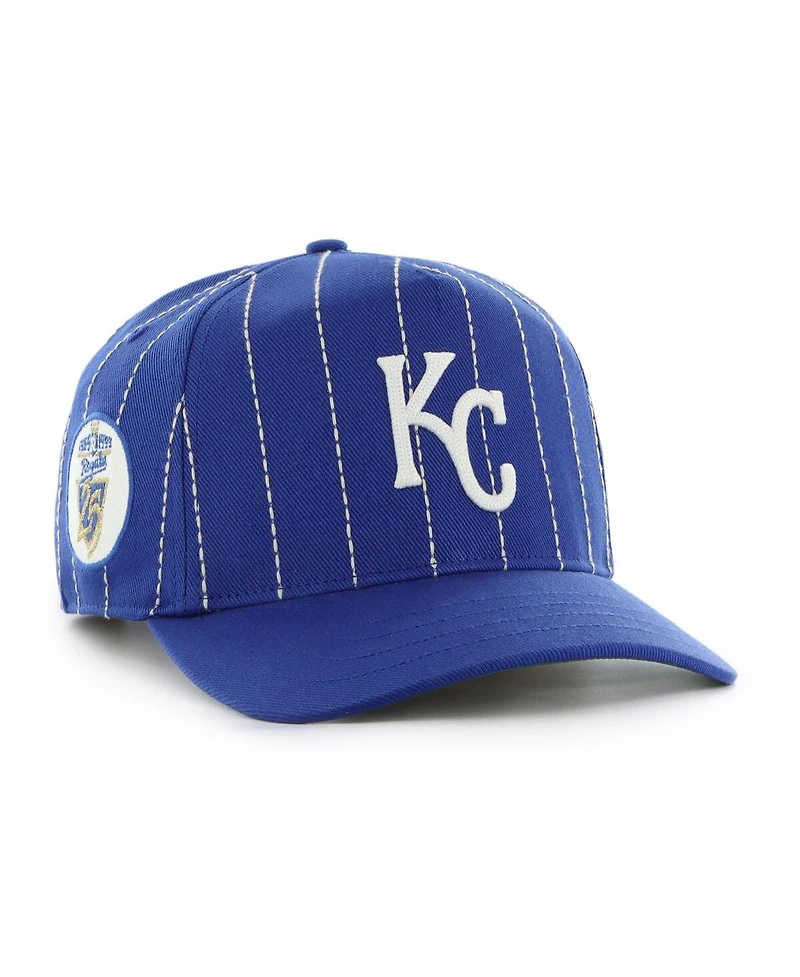 '47 Brand Men's x Rawlings Royal Kansas City Royals Pinstripe Hitch Adjustable Hat