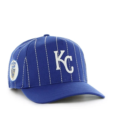 '47 Brand Men's x Rawlings Royal Kansas City Royals Pinstripe Hitch Adjustable Hat
