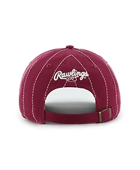 '47 Brand Men's x Rawlings Burgundy Philadelphia Phillies Pinstripe Hitch Adjustable Hat