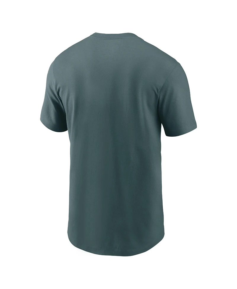 Nike Men's Midnight Green Philadelphia Eagles Essential Logo T-Shirt