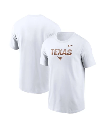 Nike Men's White Texas Longhorns Primetime Kinetic T-Shirt