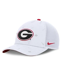 Nike Men's White Georgia Bulldogs Country Club Golfin' Rise Trucker Adjustable Hat