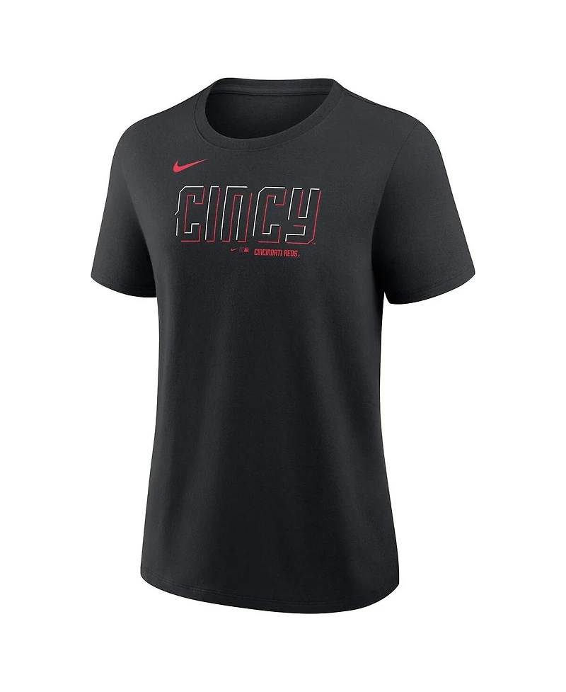 Nike Women's Elly De La Cruz Black Cincinnati Reds Name and Number T-Shirt